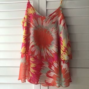 Preppy flowy floral tank top Lilly look-alike!